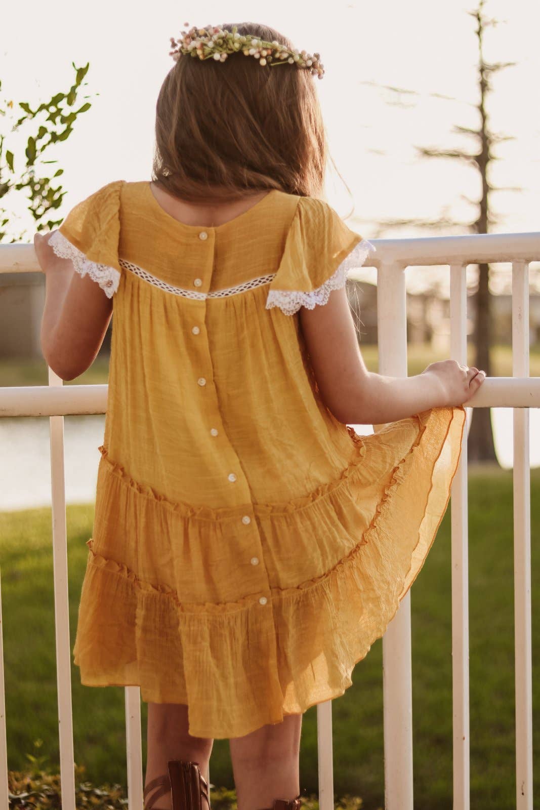 SISSYMINI - Vente Robe – enfant - Robe Boho Belissima Bella pour petites et filles 717-LL3218