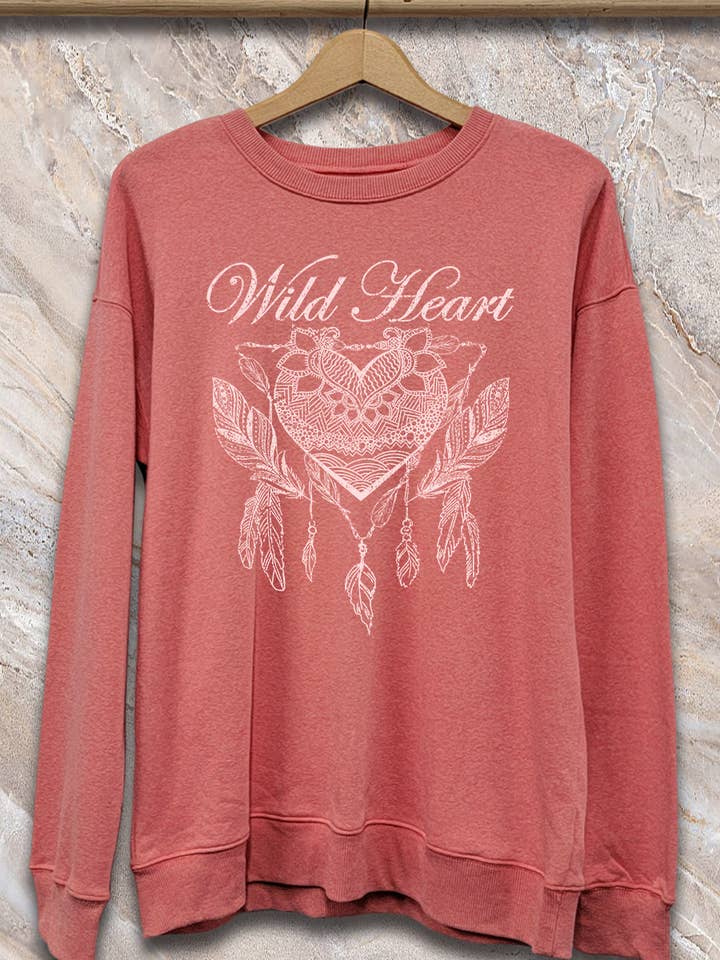 SPT-SS-219_Wild Heart - Chandail à capuchon pour la vente par SP Tops, Inc.