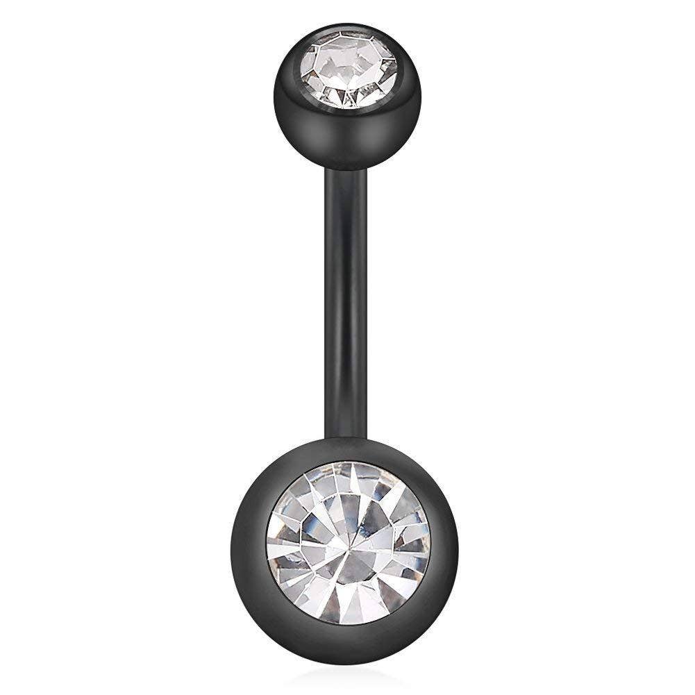 Gemscape UK - Wholesale Single Earring - Simple Piercing Jewellery: Body Piercing with rhinestones3