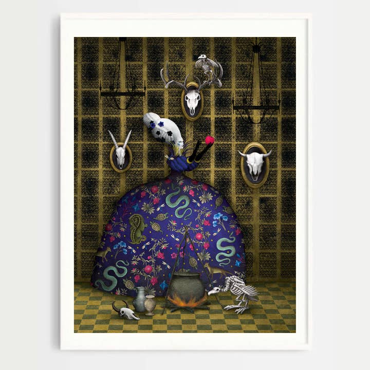 Hop! - Wholesale Art Print - Snow White Print 14 by Francesca Dell'Orto