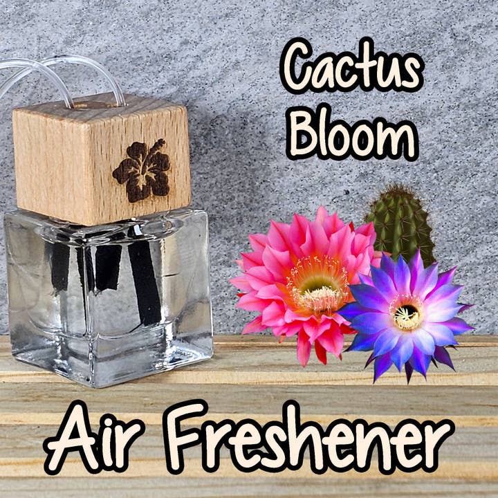 Cactus Bloom Car Air Freshener for wholesale by Ohana Scents