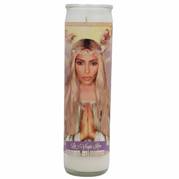 The Luminary and Co. - Wholesale Votive kaars - Kim Kardashian Devotional Prayer Saint Candle