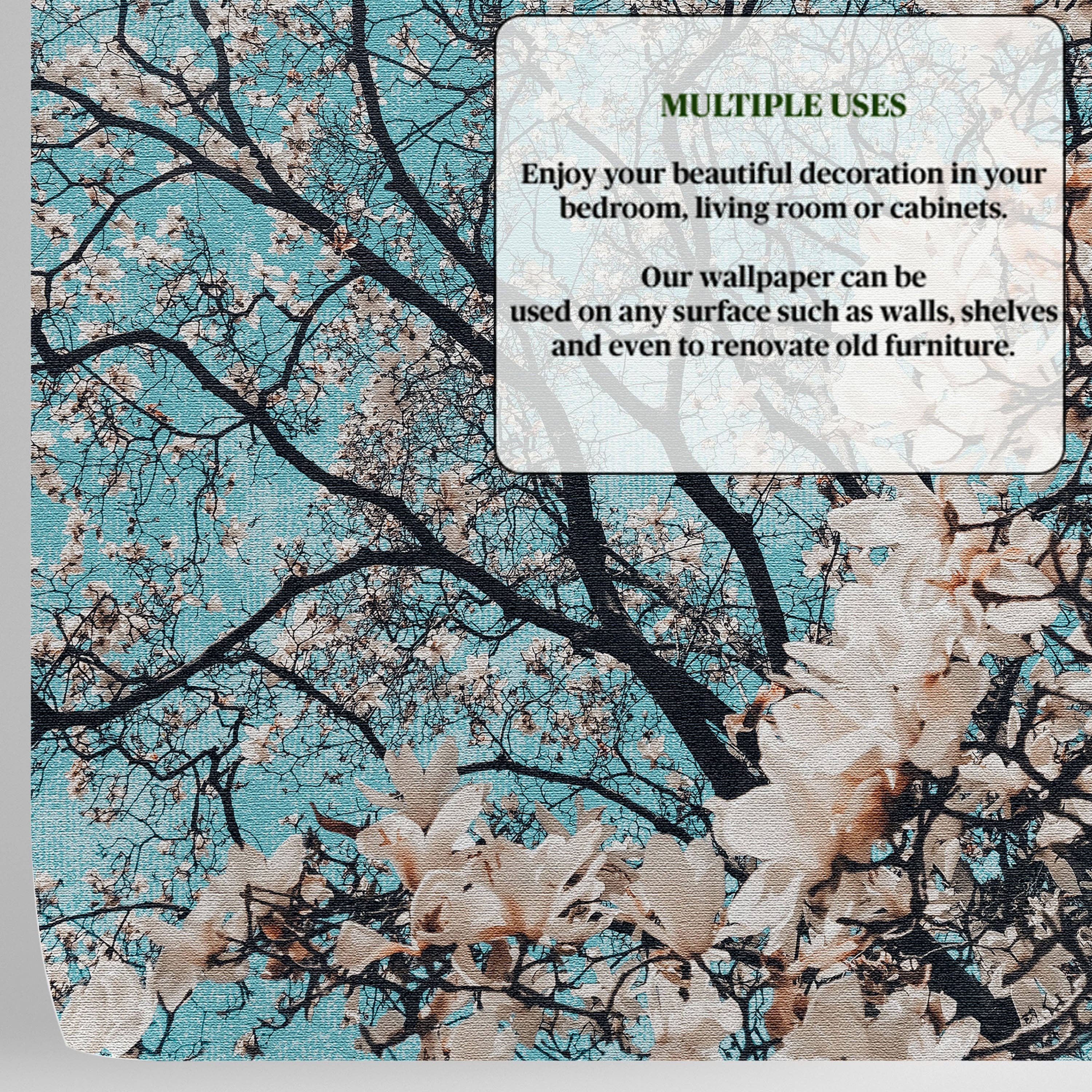 Wallpapers4Beginners – Engroshandel Tapetrulle – Mandelblomst Blomstret Tapet2