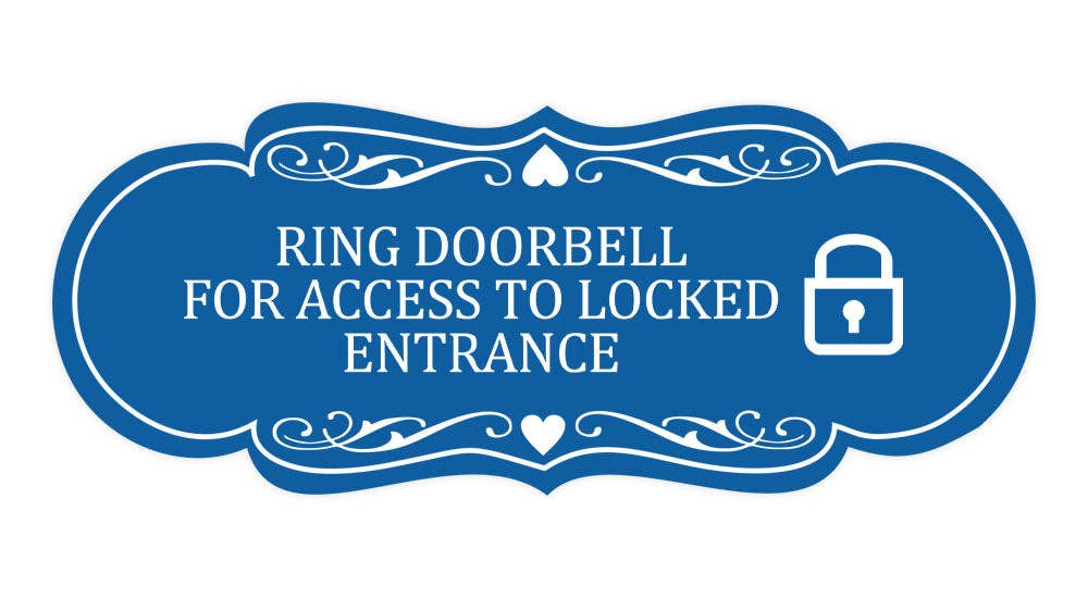 All Quality - Vente Pancarte - Panneau ByLITA Designer Ring Doorbell pour accès à l'entrée verrouillée mur ou porte7