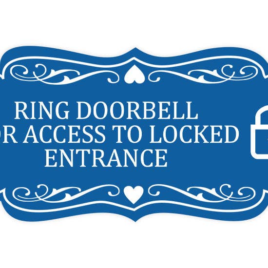 All Quality - Vente Pancarte - Panneau ByLITA Designer Ring Doorbell pour accès à l'entrée verrouillée mur ou porte7