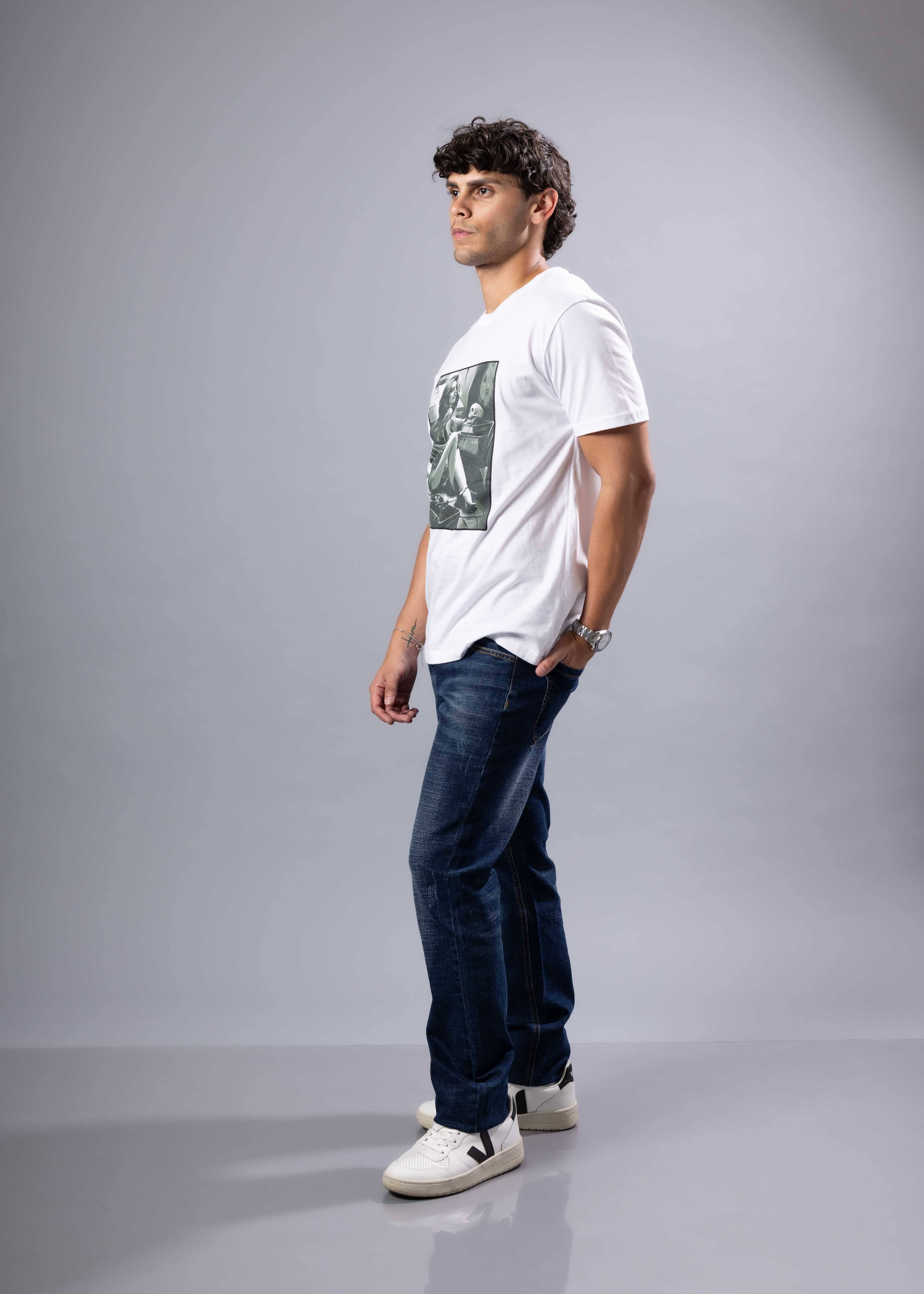 Weiss 241116 - Weißes Tattoo-Mädchen T-Shirt für den Großhandel auf Faire1