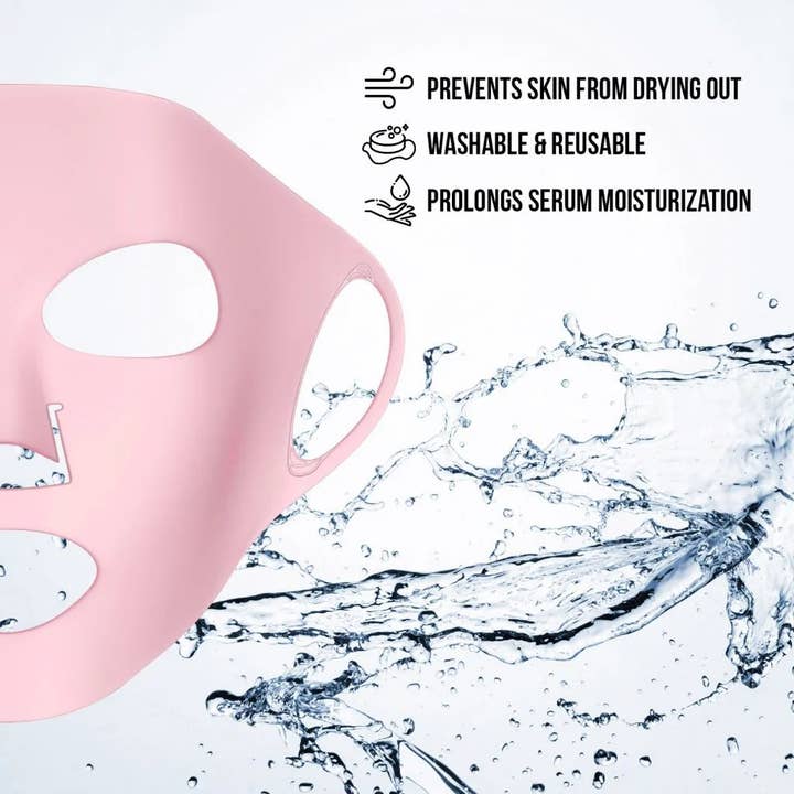 Lindo - Wholesale Skincare Face Mask - Lindo Silimask - Silicone Face Mask Wrap - 2pcs/pk4