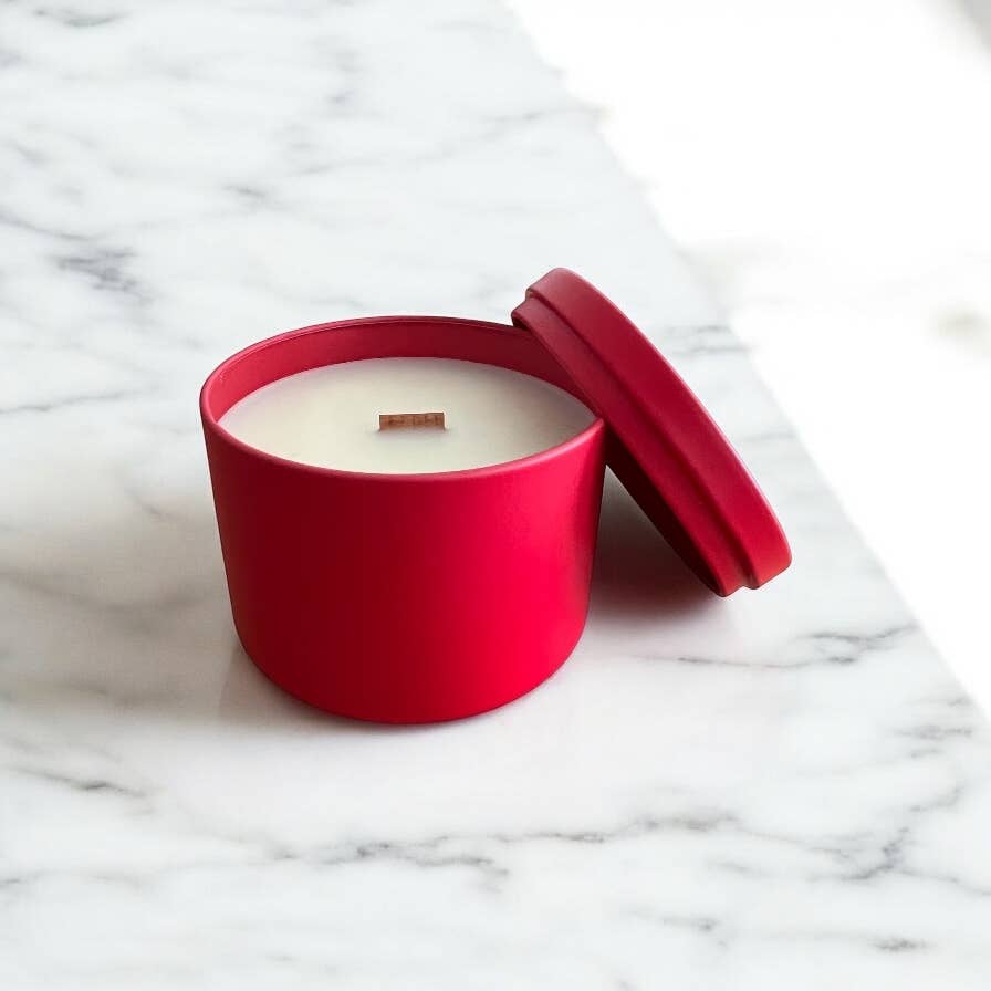 LeBox Gifts - Wholesale Jar/Filled Candle - WHITE LABEL CANDLE - Little Tin Scented Candles 4oz3