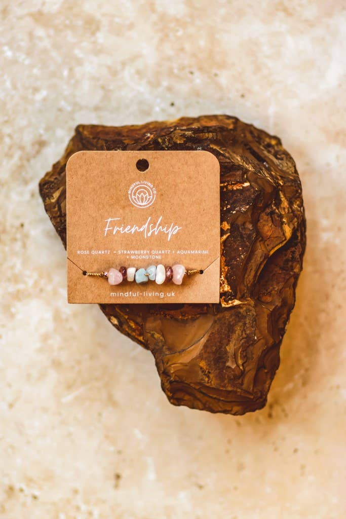 Mindful Living Co. – wholesale Beaded bracelet – Bohemian Intention Chip Bracelet – Crystal Collection2