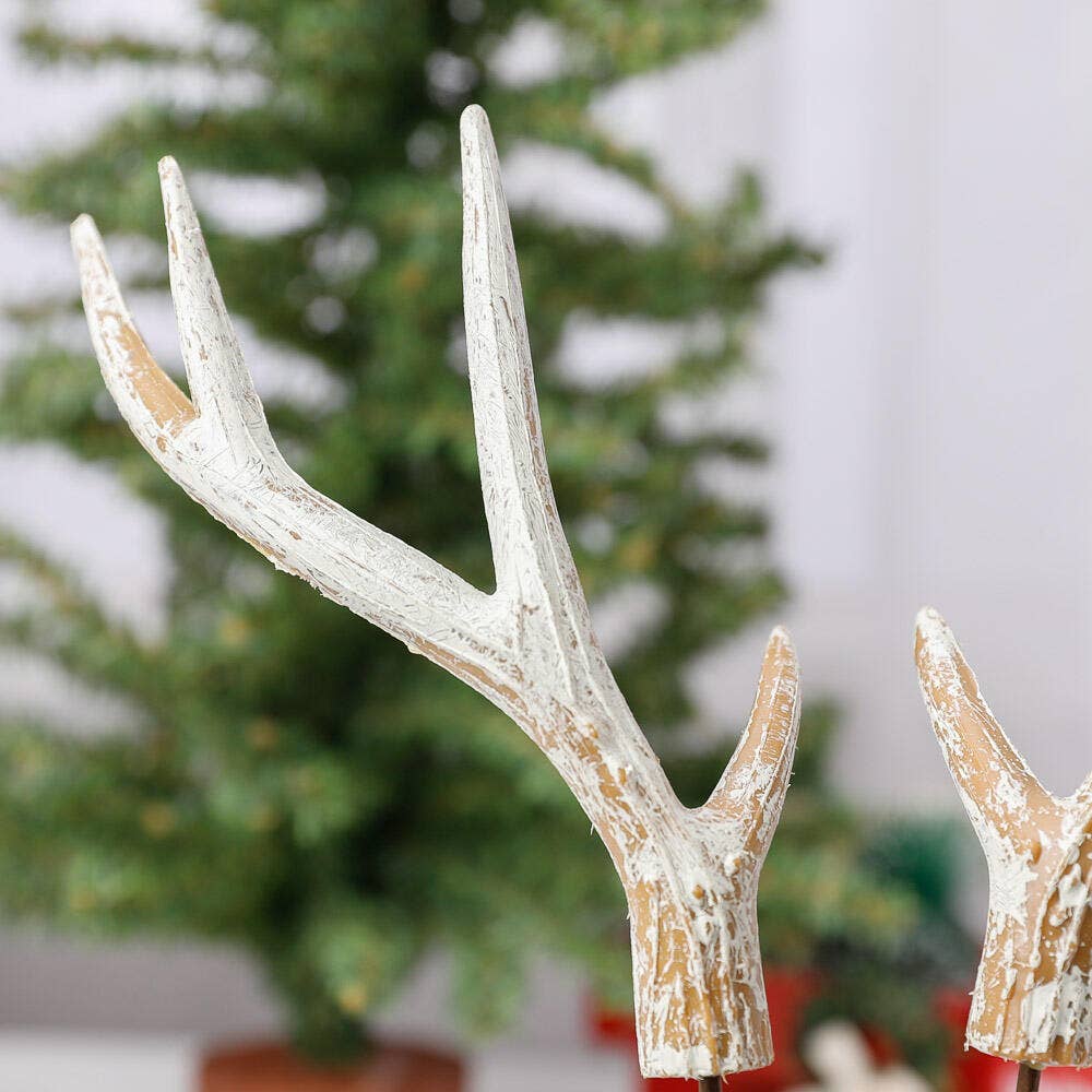 Factory Direct Craft - Wholesale Artificial Flowers - 13"  Faux Deer Antler Stems (Pack of 2)1
