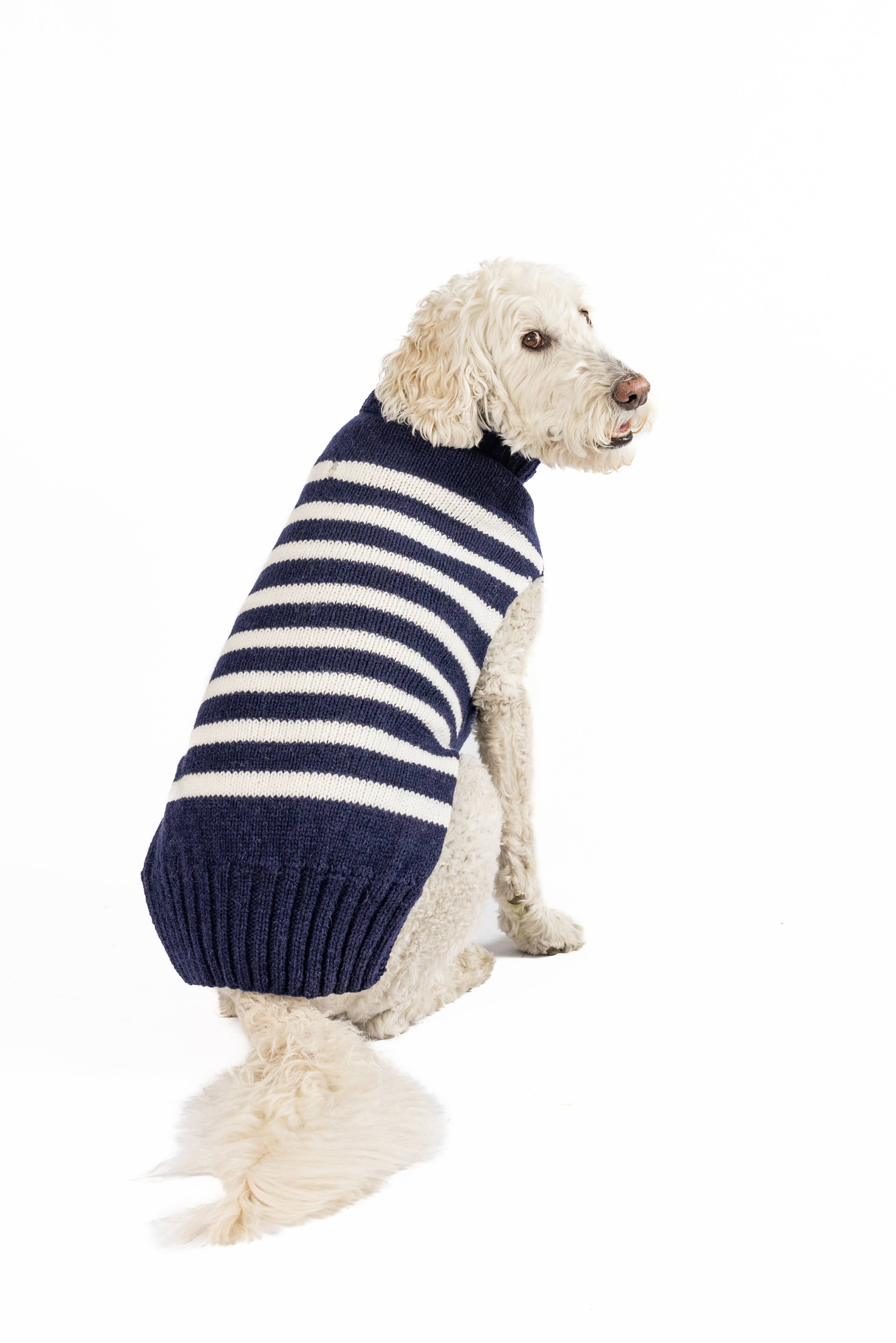 CHILLY DOG LLC - Wholesale Pet Sweater - Dog - Alpaca Flynn Stripe Sweater1