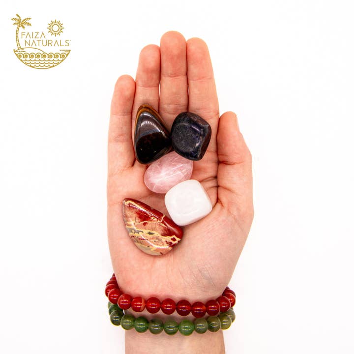 Faiza Naturals - Wholesale Spiritual Stone/Crystal - Gemini Zodiac Crystals Set2