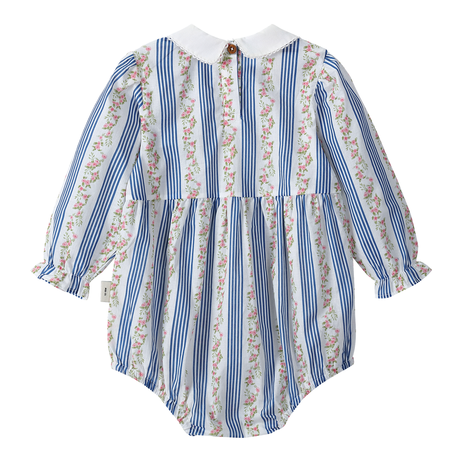 Bear's Little Fish - Wholesale Bodysuit (Non-Footed) - Baby - ORGANIC COTTON BLOOMER ROMPER – BLUE FLAX4