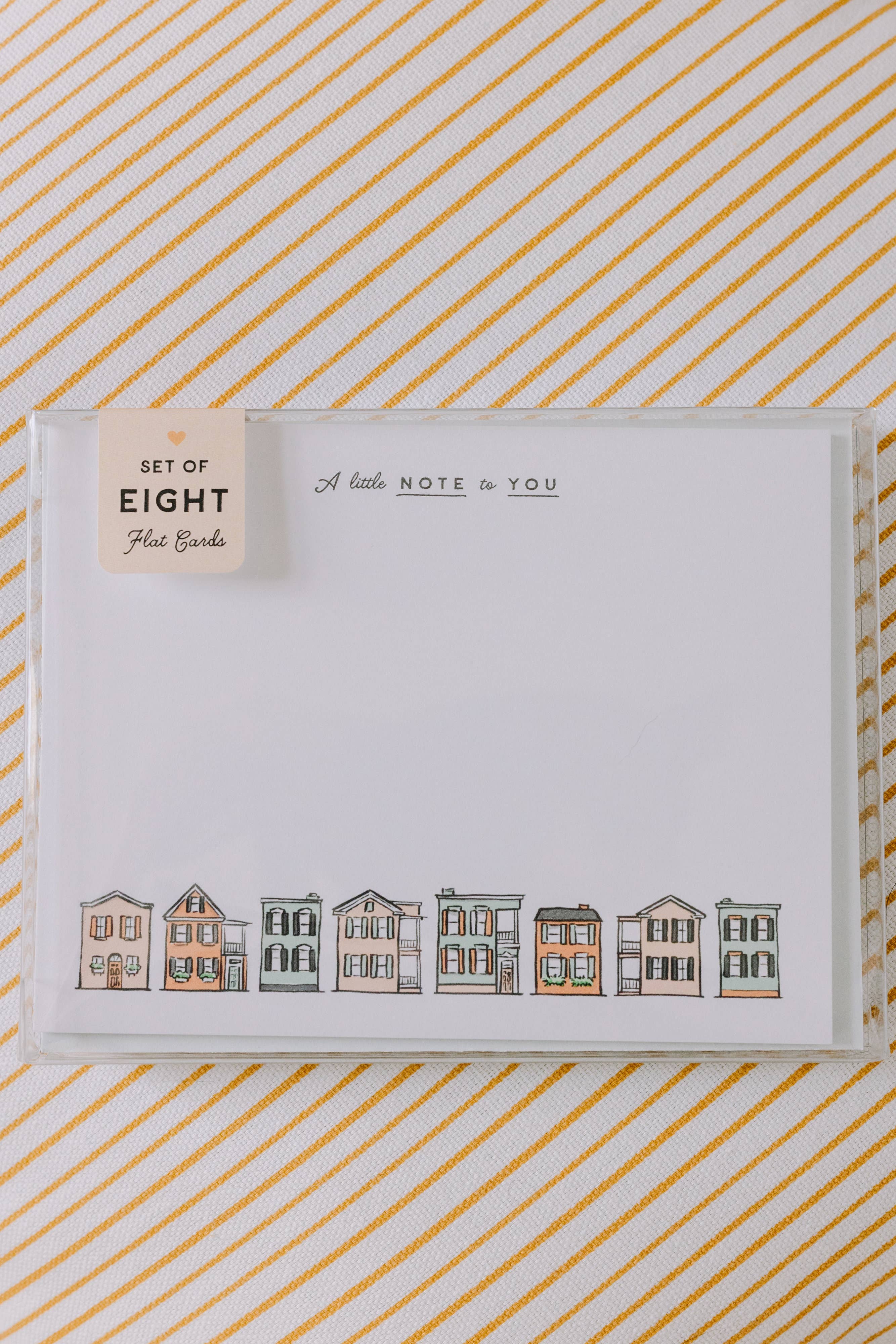 Texture Design Co - Wholesale Stationery/Notecard Set - Sherbet Painted Streets: The Downtown Flat Card5