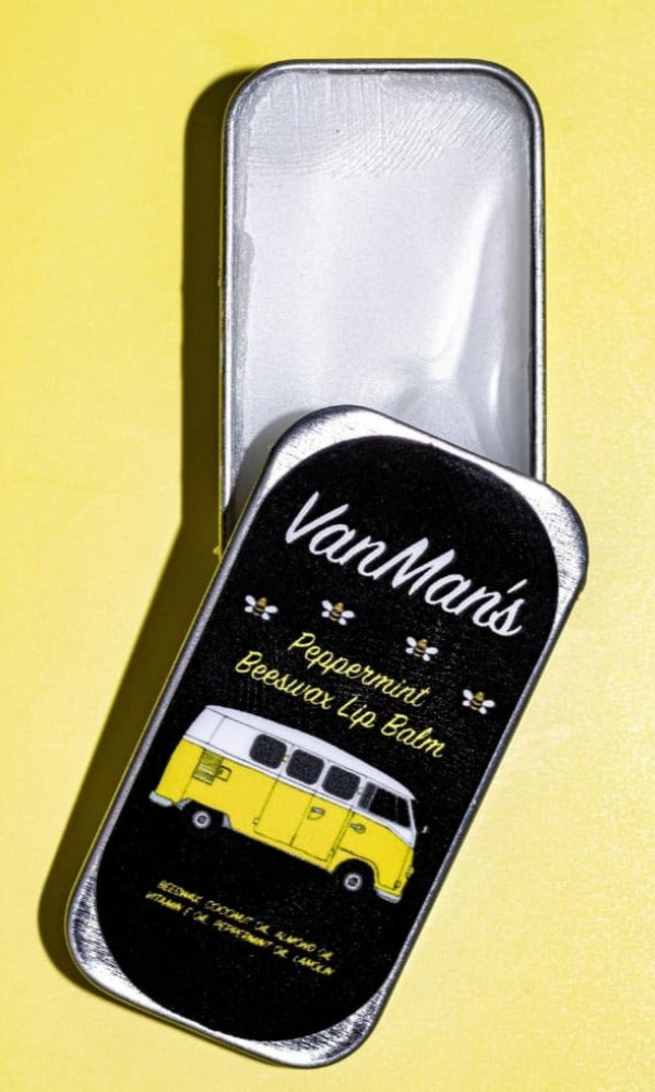 The VanMan Company - Wholesale Lip Balm - VanMan's Peppermint Beeswax Lip Balm2