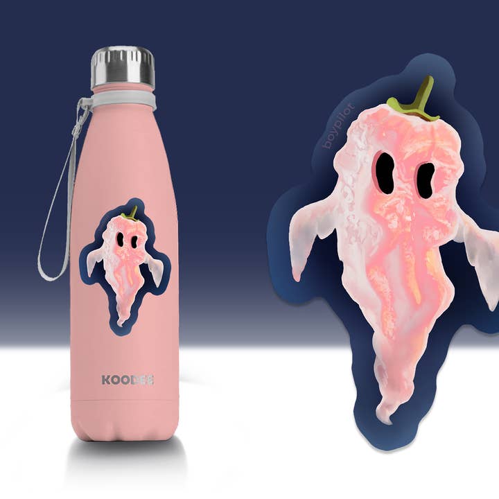 BoyPilot Goods - Wholesale Sticker - Ghost Pepper Sticker - Funny Spicy Food Vinyl Sticker1