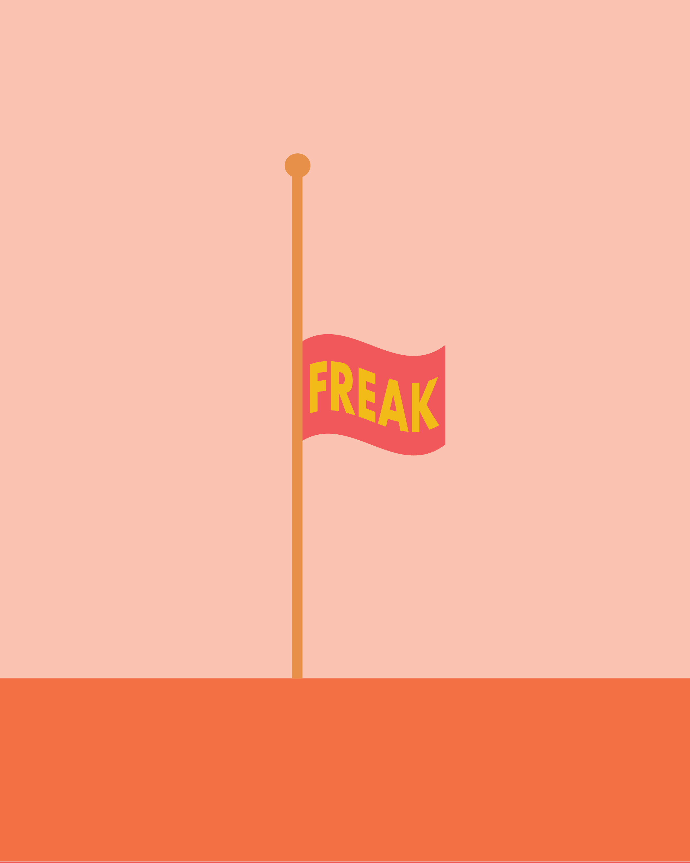 Recovering Lazyholic - Wholesale Art Print - Freak Flag Print5