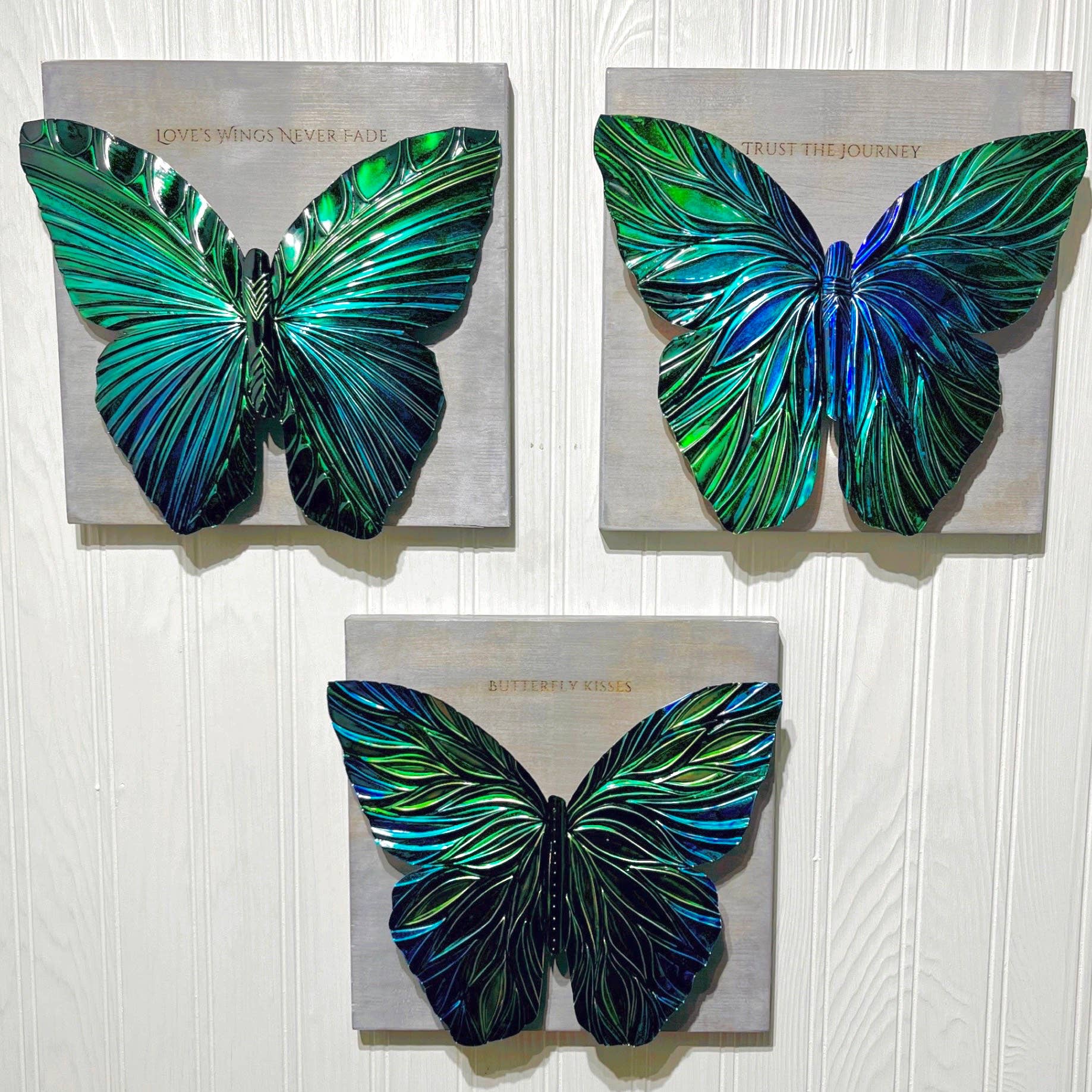Timber Lane Studio - Wholesale Wall Accent - Mounted Copper Butterfly14