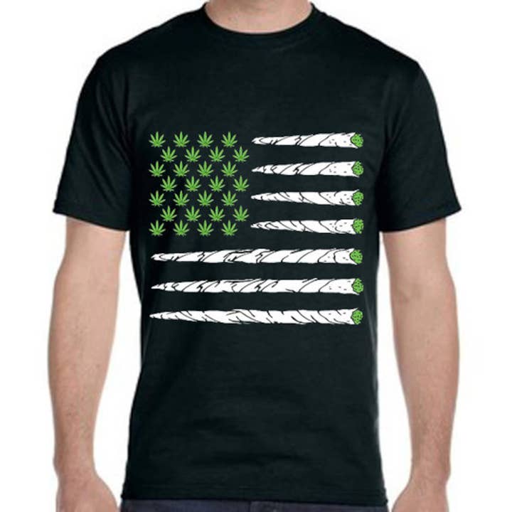 420 Flag-T-Shirt für den Großhandel von LA PRINT AND STITCH