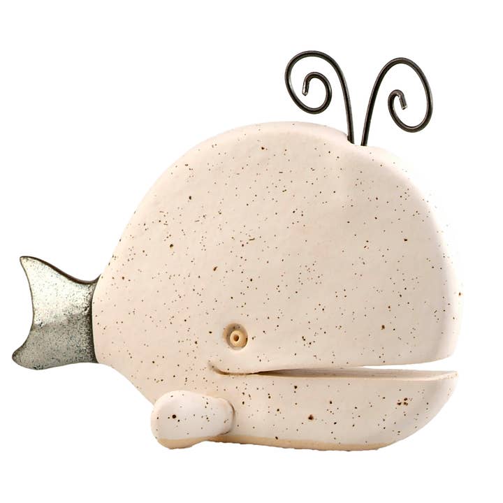 Enigma Supplies - Venta al por mayor Figura decorativa - Figura de cerámica con diseño de ballena con caño15