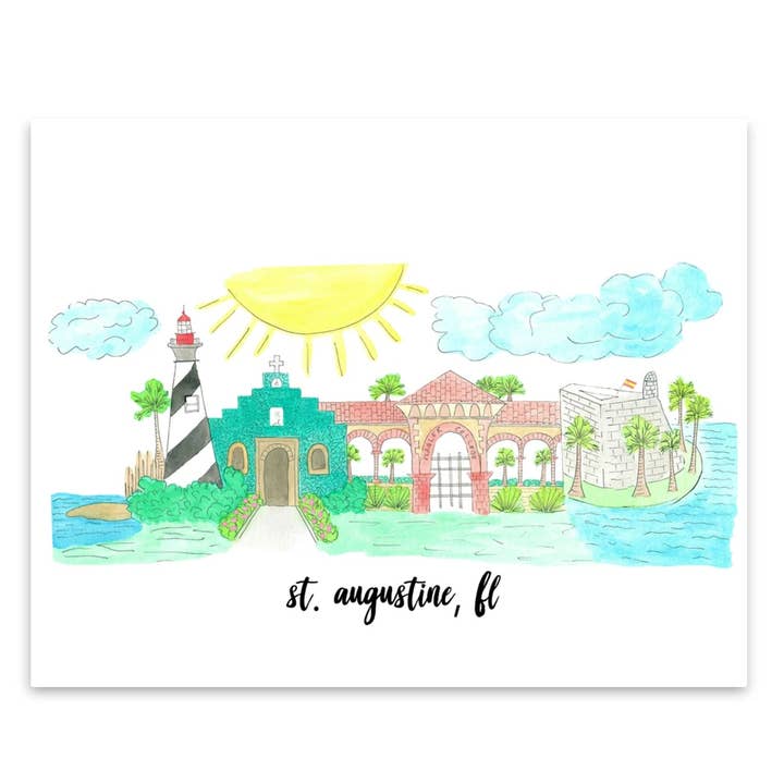 Island Haus Co - Wholesale Art Print - St. Augustine, FL Print0