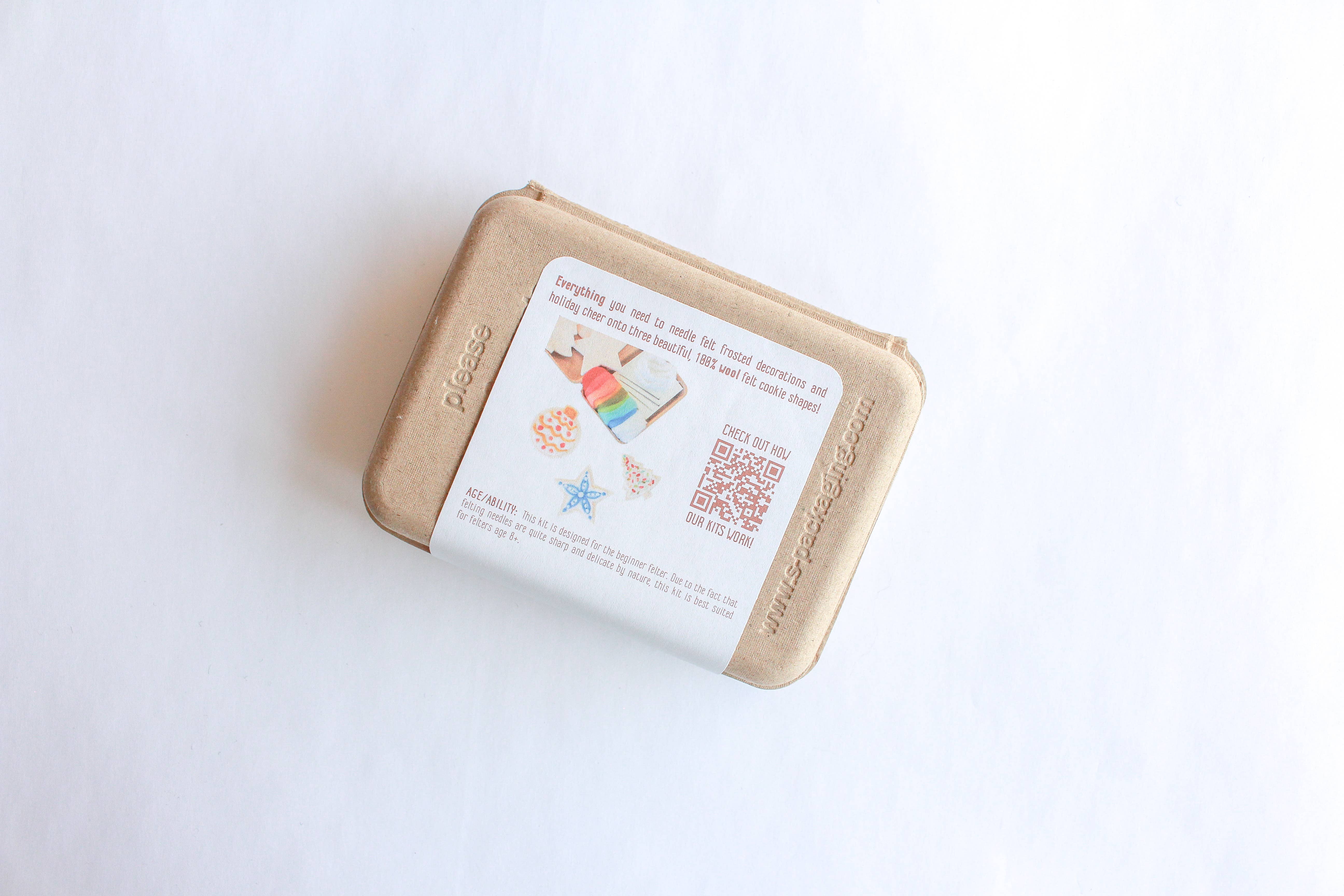 Sheep Creek Studio - Wholesale DIY Craft Kit - Mini Sugar Cookie Felting Craft Kit6