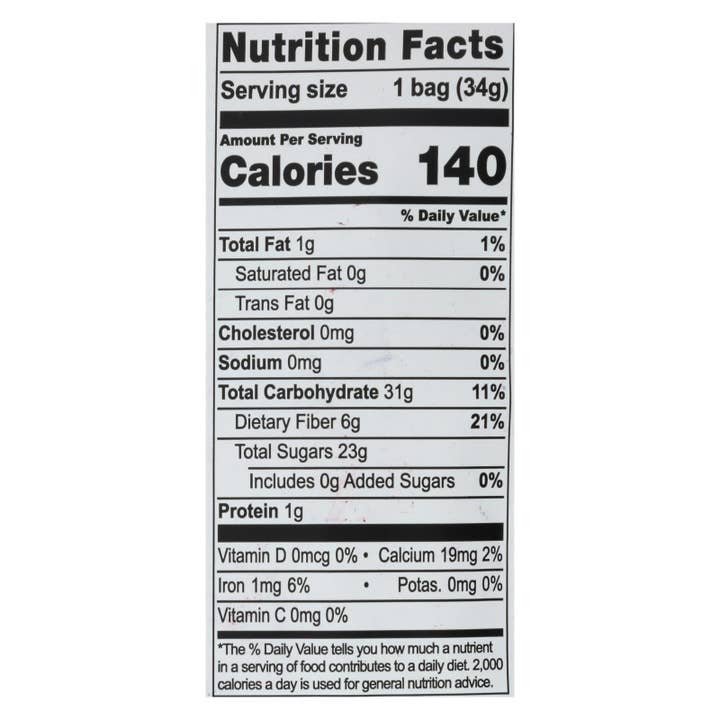 Ware Spark - Wholesale Dried/Dehydrated Fruit - Natierra Fruit - Organic - Freeze Dried - Blueberries - 1.2 Oz - Case Of 12