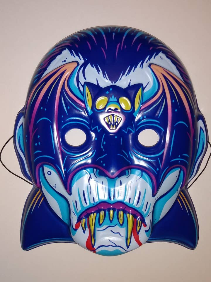 Masques GOBLINHAUS « Bite Night » (masque d'Halloween de style vintage) pour la vente par GOBLINHAUS