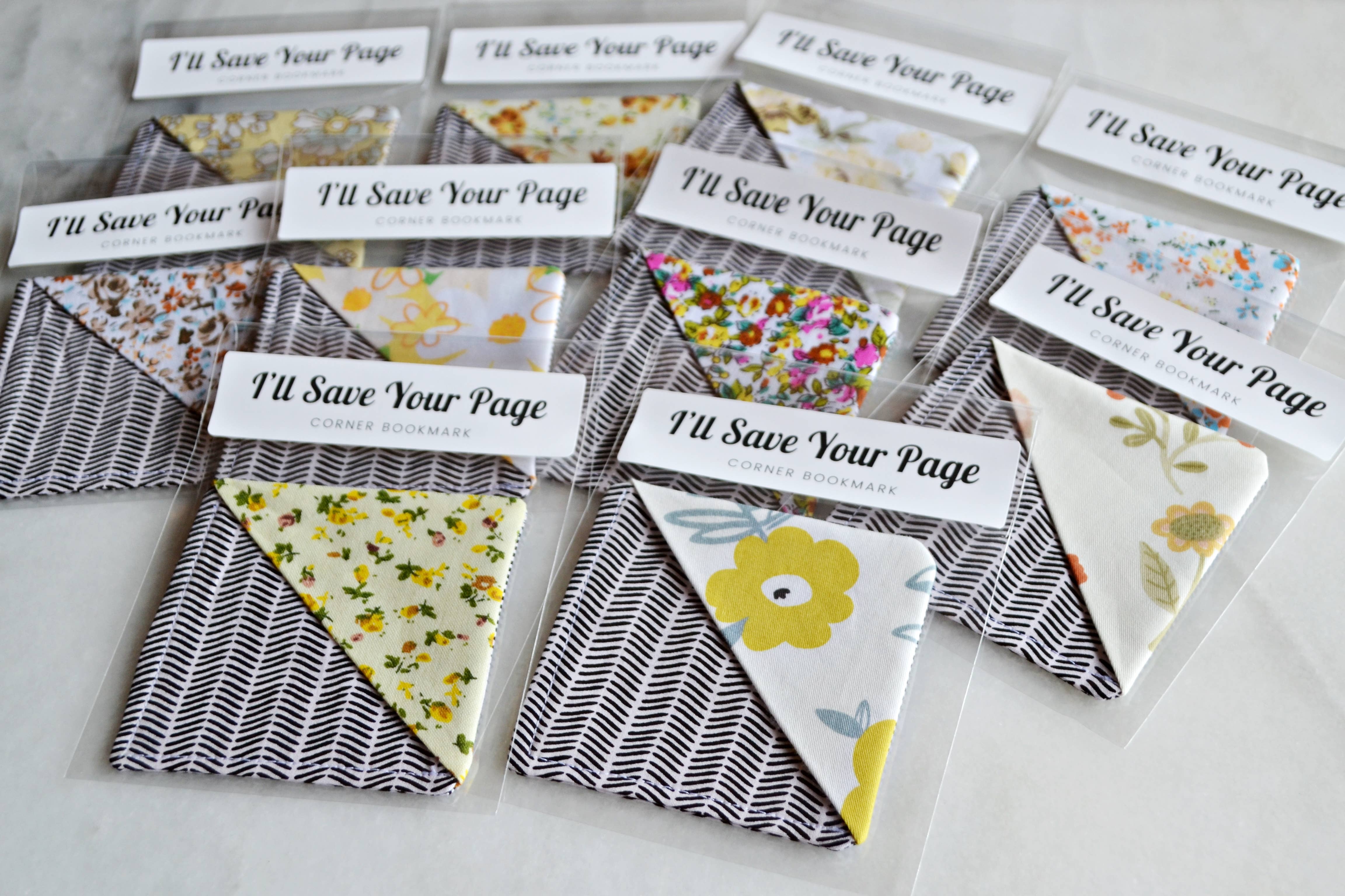 Evergreen View Farm – Großhandel Lesezeichen – Lesezeichen-Ecken aus Stoff für Buchliebhaber und Buchhandlungen18