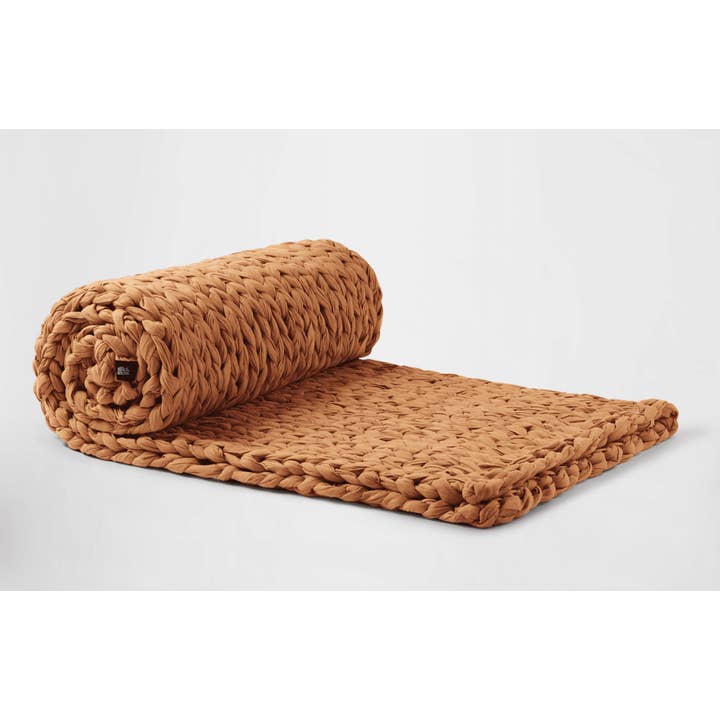 Silk & Snow - Wholesale Throw Blanket - Hand Knitted Weighted Blanket – Natural2