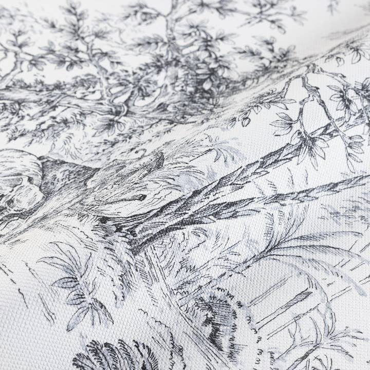 Walloro Luxury Embossed Wallpaper – wholesale Wallpaper – Luxury Toile Wallpaper, 3D Textured Wallcovering, Large 178 sq ft Roll, Decorative Wall Paper, Black and White Sketch, Landscape Wall Paper4