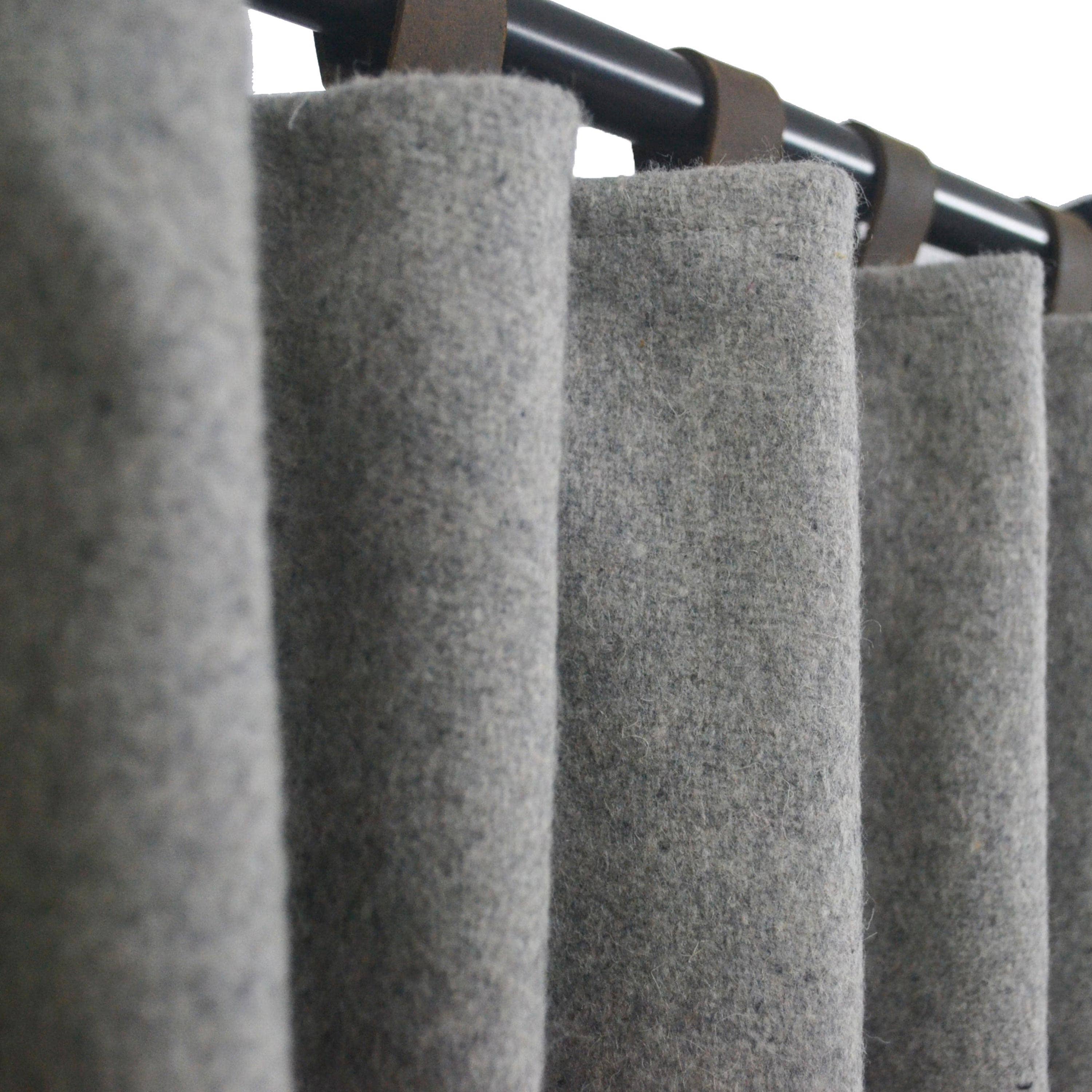 Amore Beauté - Venta al por mayor Cortinas - Cortinas de Fieltro de Lana Acabadas con Ribete1