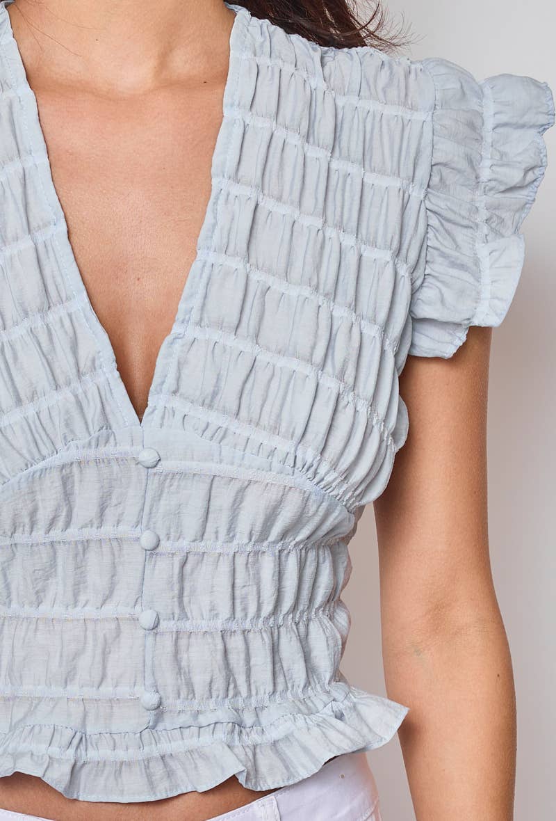 KY CREATION PARIS - Wholesale Blouse - Women's - Flared sleeve top7