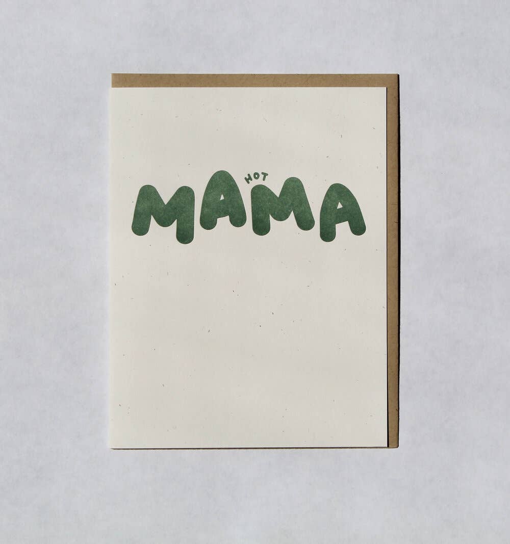 Cabbage Paper Goods - Vente Carte pour la fête des Mères - Hot Mama | Letterpress