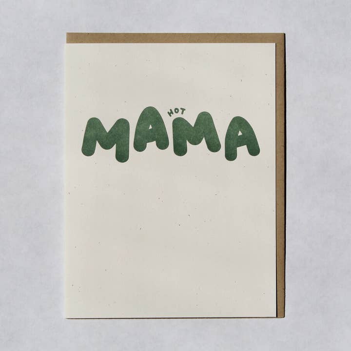Cabbage Paper Goods - Vente Carte pour la fête des Mères - Hot Mama | Letterpress0