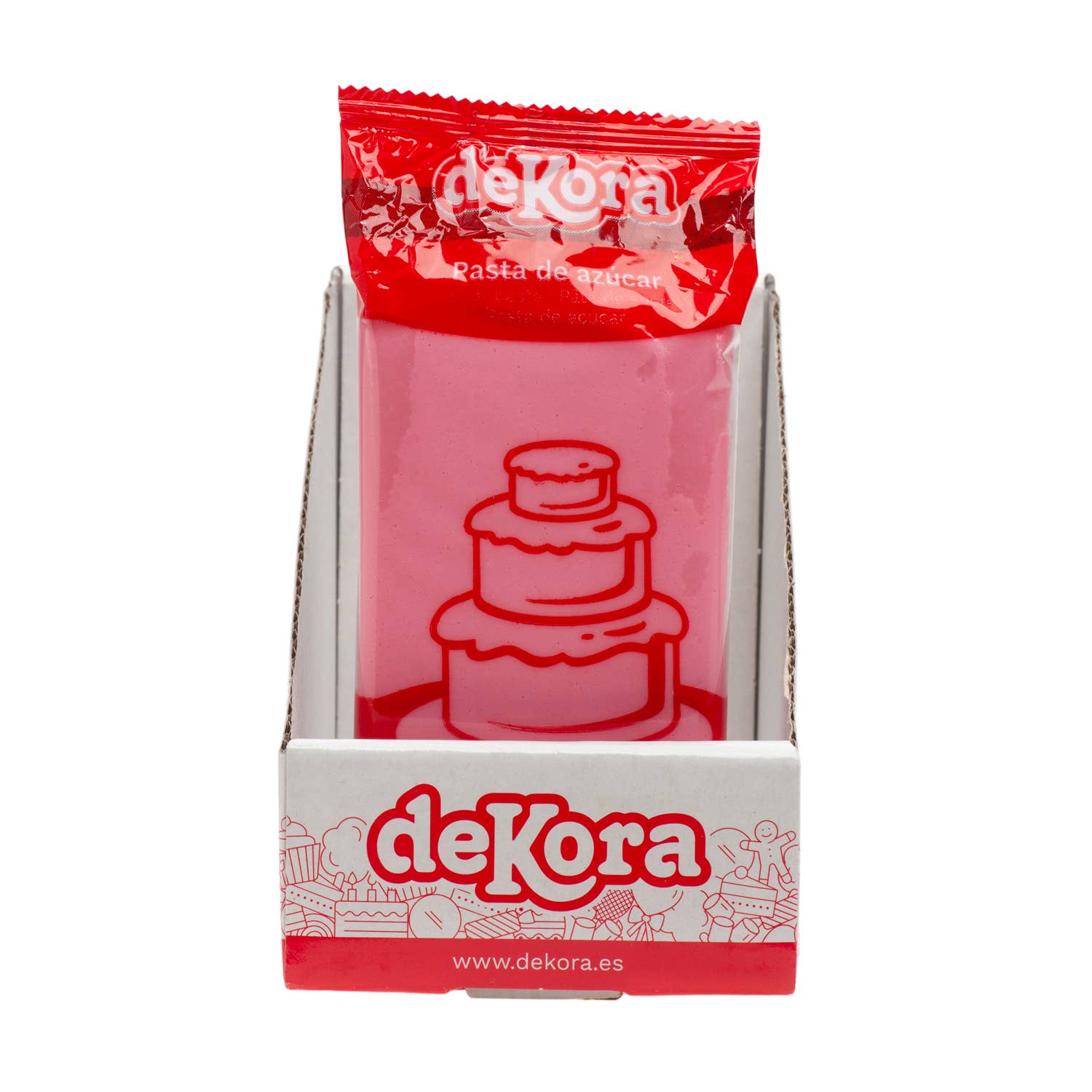 dekora – Kit de decoração de bolos por atacado – Pasta de Açúcar Rosa 250 g Sem Glúten4
