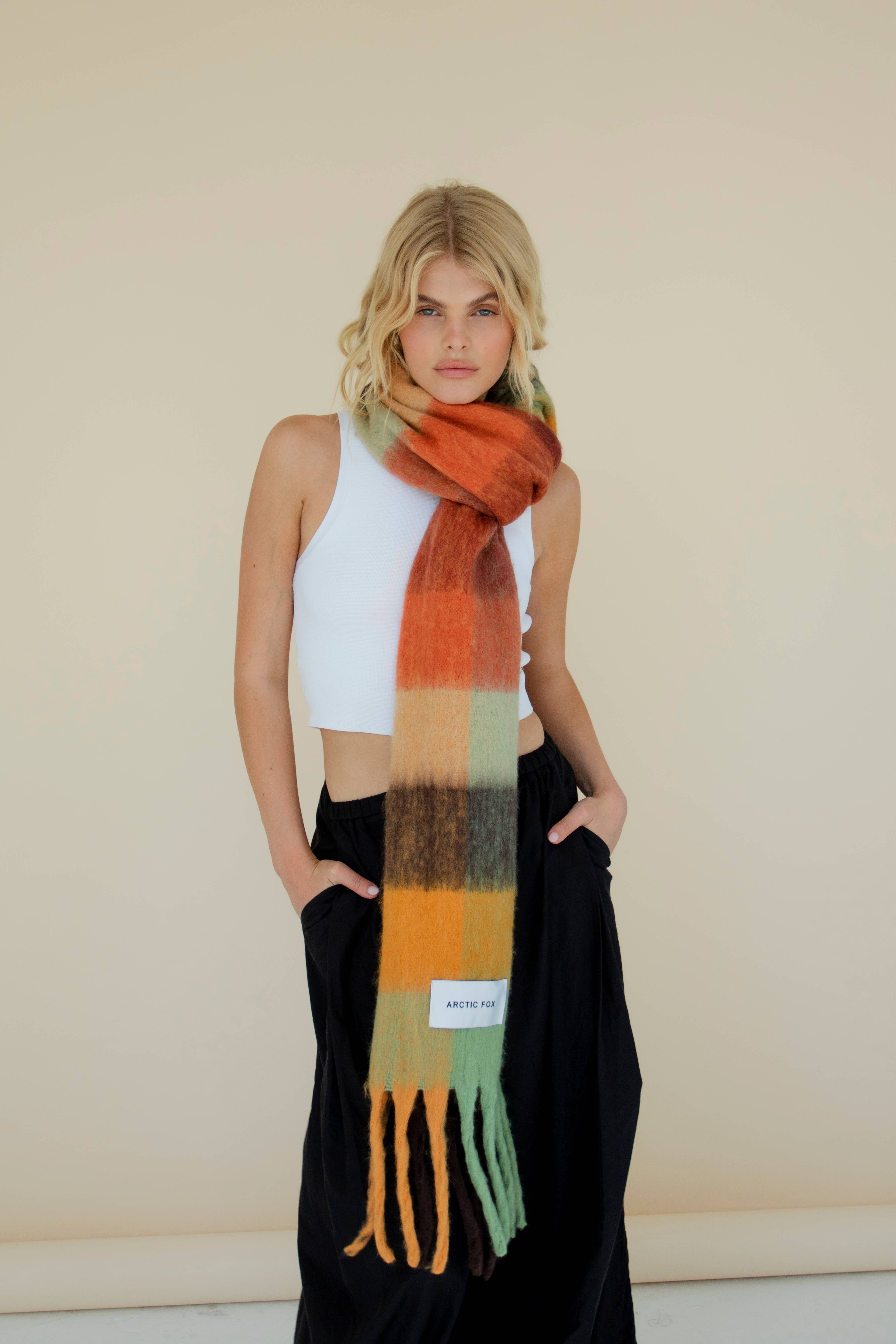 Arctic Fox & Co. - North America - Wholesale Scarf - Women's - The Reykjavik Scarf - 100% Recycled - Kyoto Gardens4