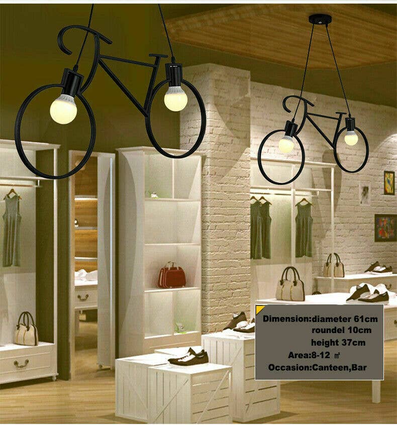 Ledsone - Vente Lustre/Suspension - Suspension de plafond de vélo rétro Meta Design Shad5