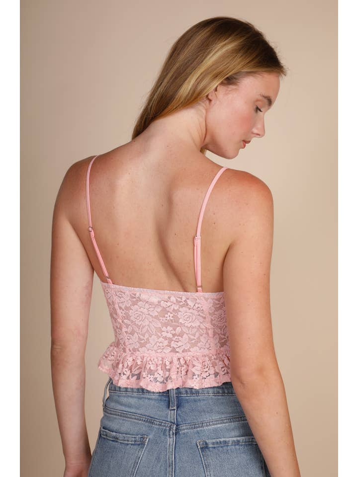 Hers & Mine - Wholesale Bustier – Women's - LACE HOOK N EYE CLOSURE BUSTIER10