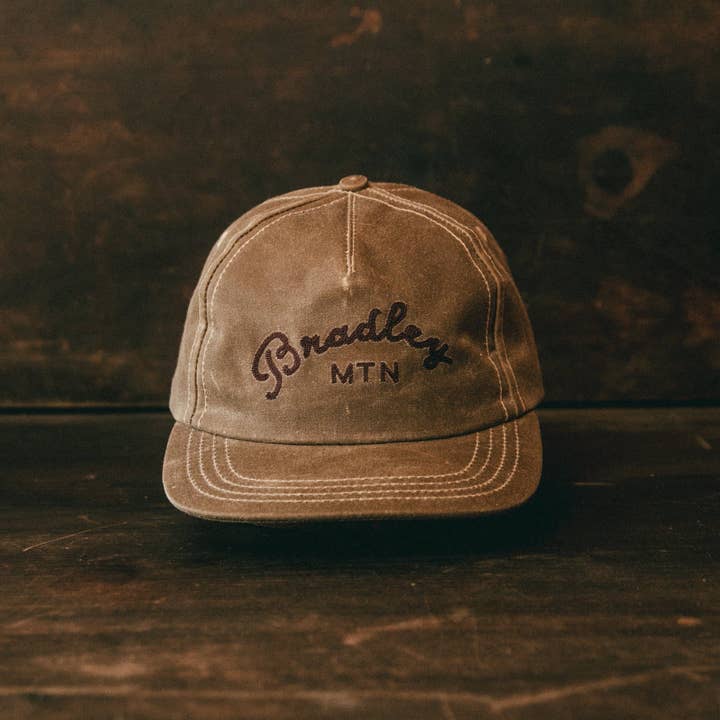 Bradley Mountain – wholesale Baseball cap – Men's – Chainstitch Camper Hat - Field Tan1