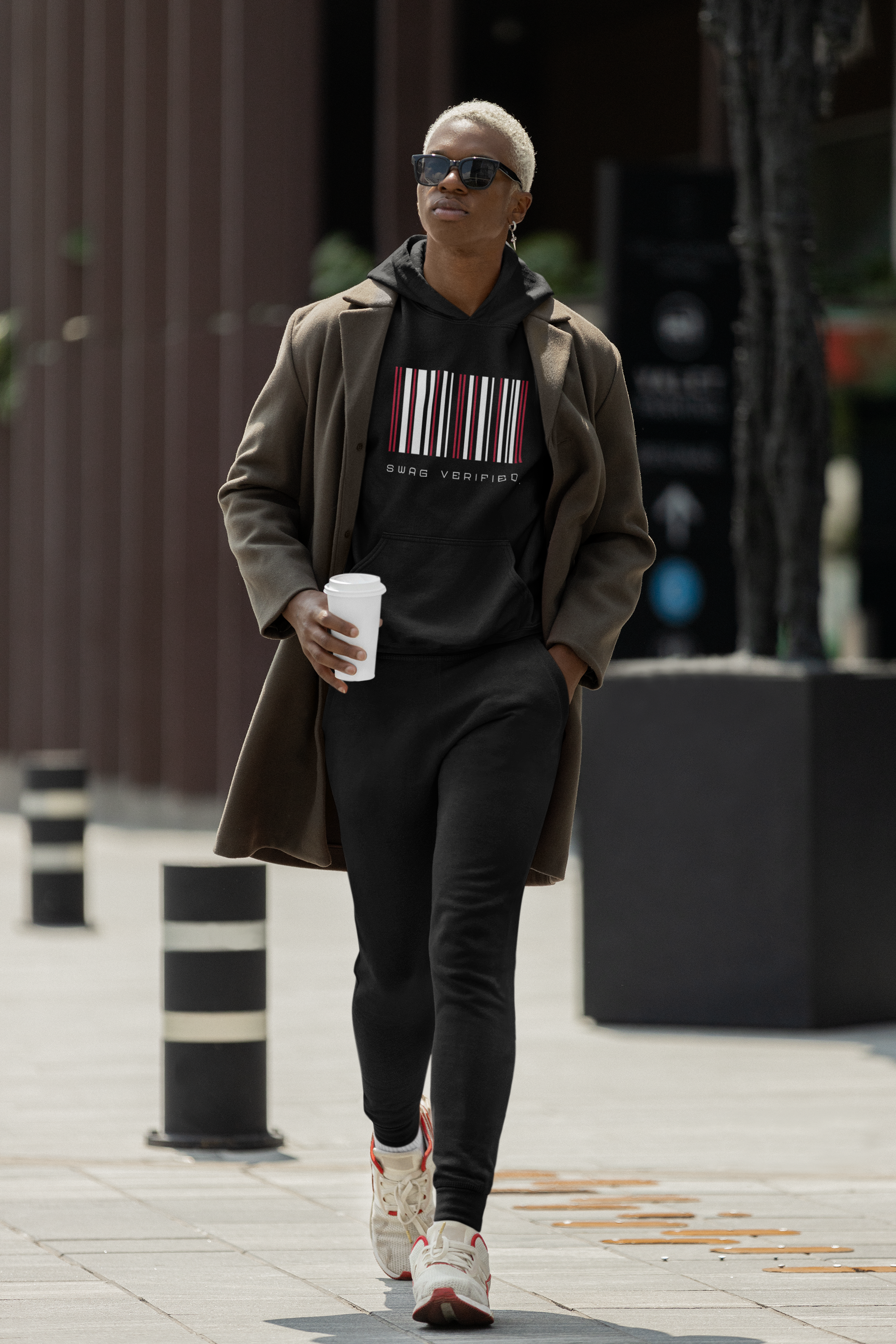 Ohhh So Swag - Wholesale Hoodie - Unisex - Swag Verified. Barcode Unisex Premium Pullover Hoodie | CA19