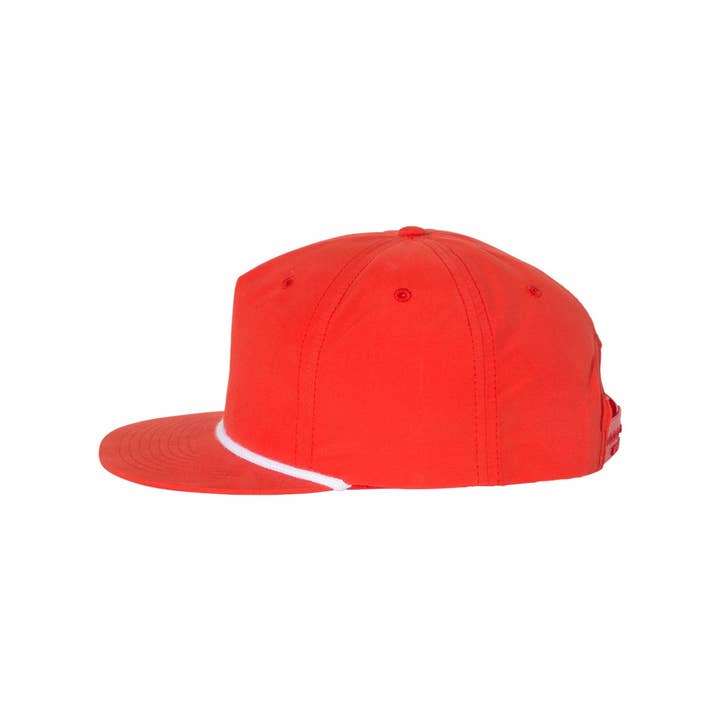 Total Apparel - Wholesale Flat Brim Cap - Unisex - Richardson Umpqua Snapback Five-Panel Rope Cap | Hat 25622