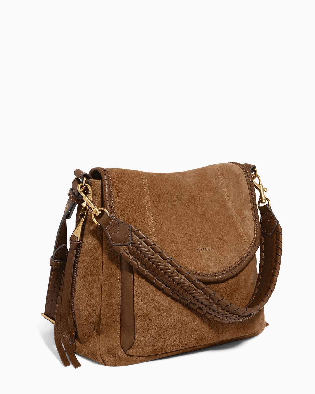 Coffee Suede Alles Voor Liefde Convertible Schoudertas voor groothandel op Faire3