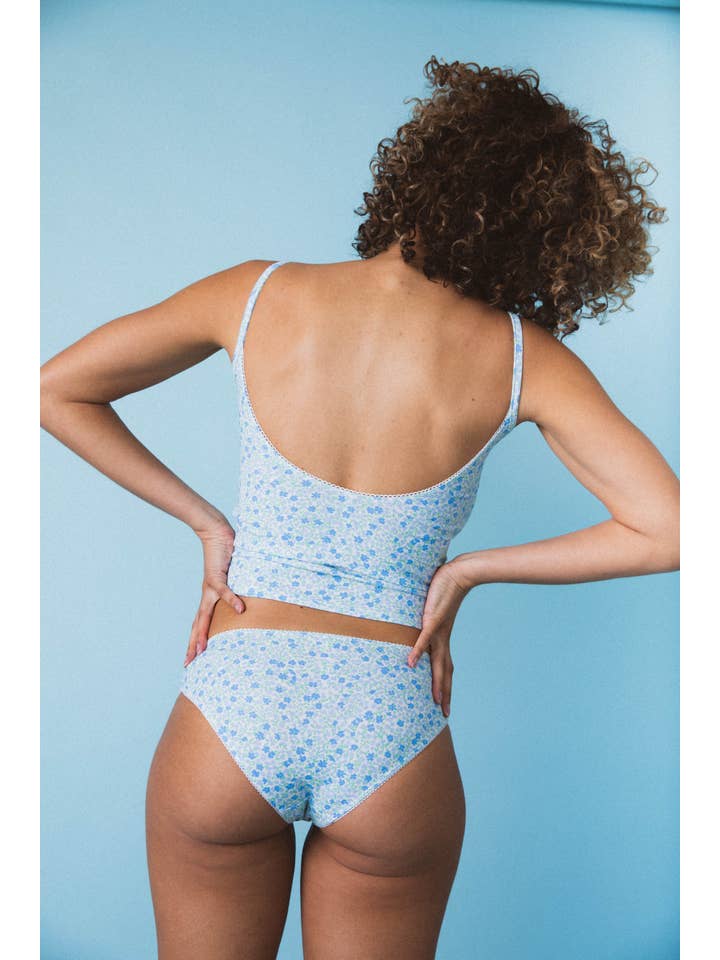 SCOOP BACK CAMI IN MORNING GLORY for wholesale on Faire