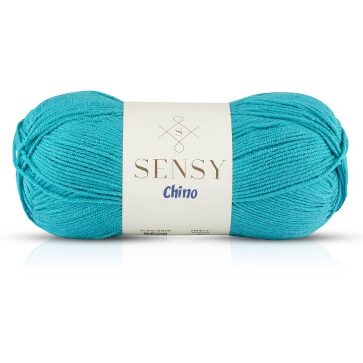 Sensy - Wholesale Yarn - Sensy Chino Soft Cotton Yarn, 3.5 oz, 360 Yards, Gauge 2 Fin8