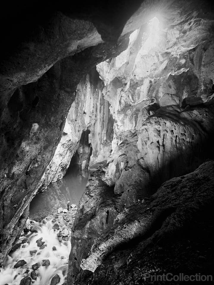 Interior, Choy Cave, Mexico, by William Henry Jackson for wholesale by Print Collection