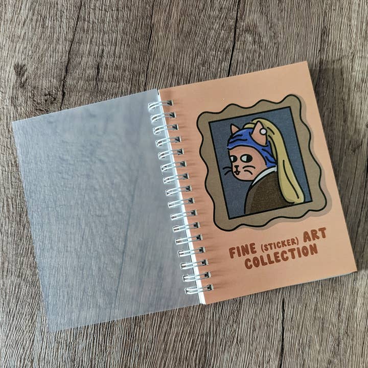 Sadsquatch - Wholesale Sticker - Fine Art Collection Pearl - Reusable Sticker Book - 50 Pages