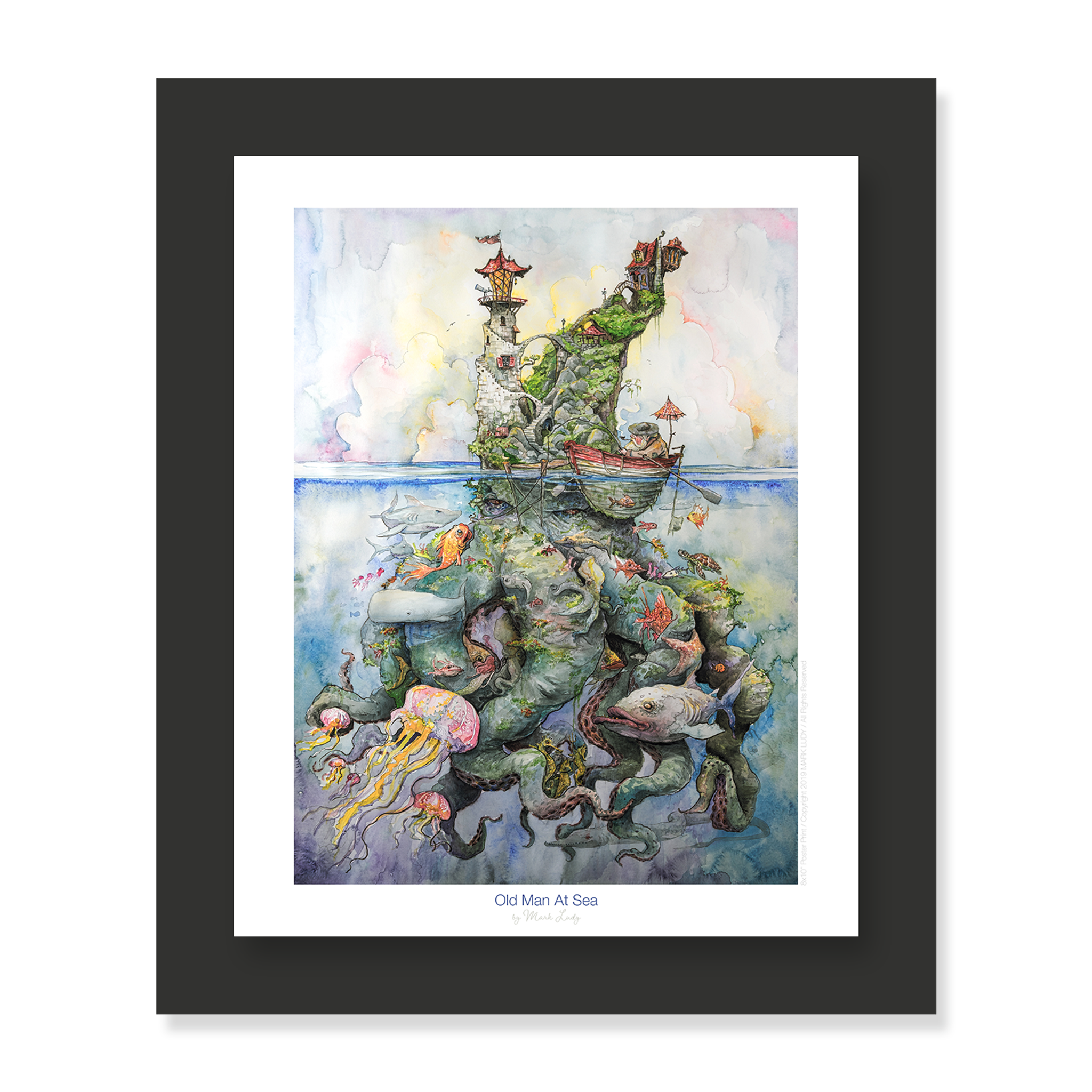 Mark Ludy Art Books & Games - Wholesale Art Print - Old Man at Sea | Artist Signed Artwork0