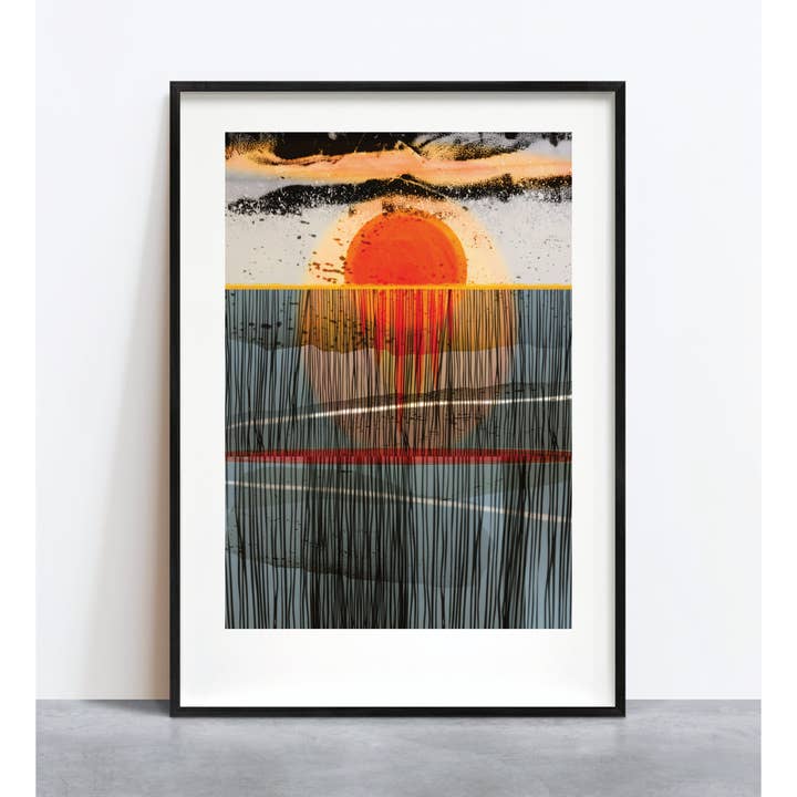 BETWEEN WORLDS 1 - unframed A3 Art Print for wholesale by Raw Mixture