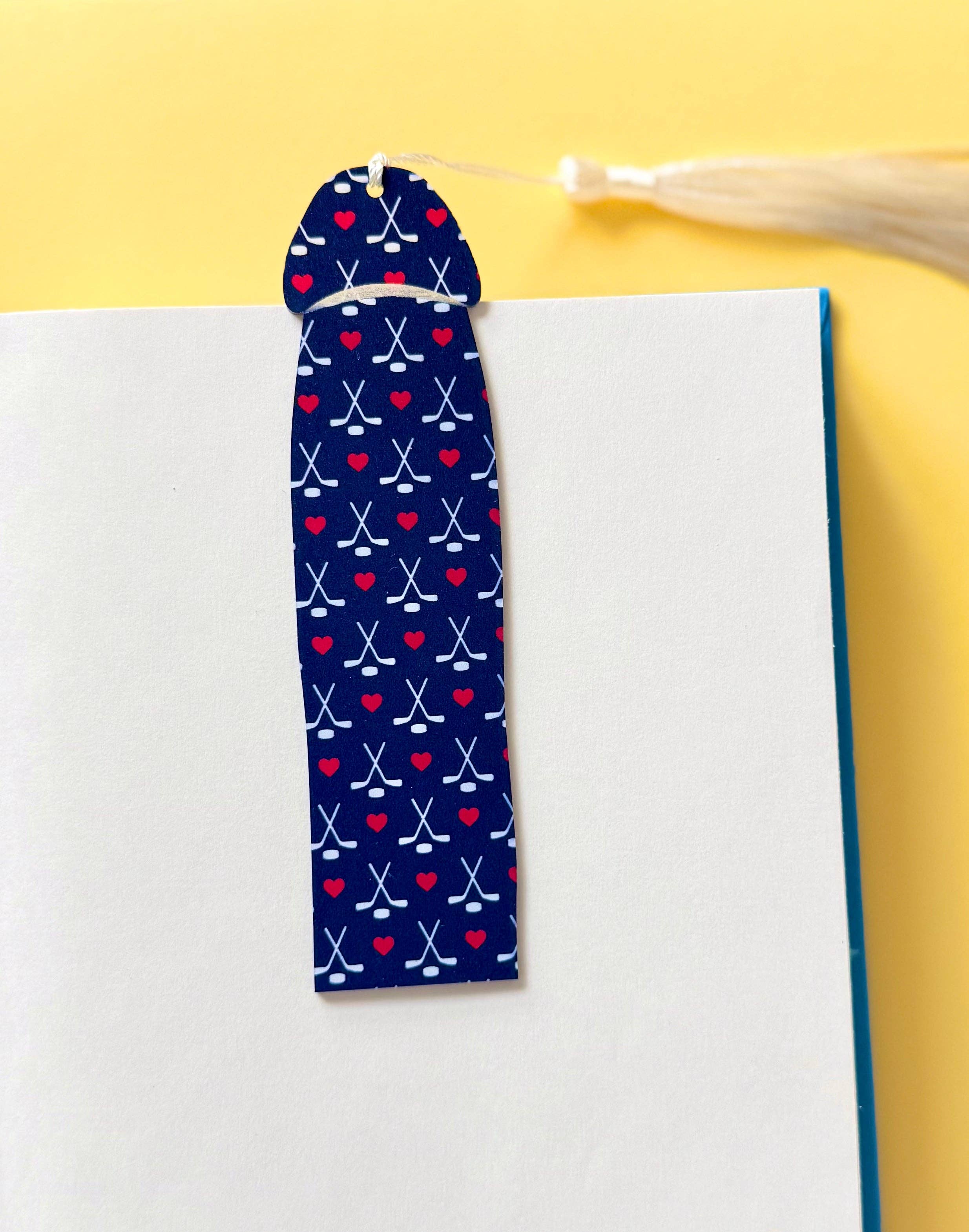 Cockmark - Wholesale Bookmark - I Love Hockey Cockmark1